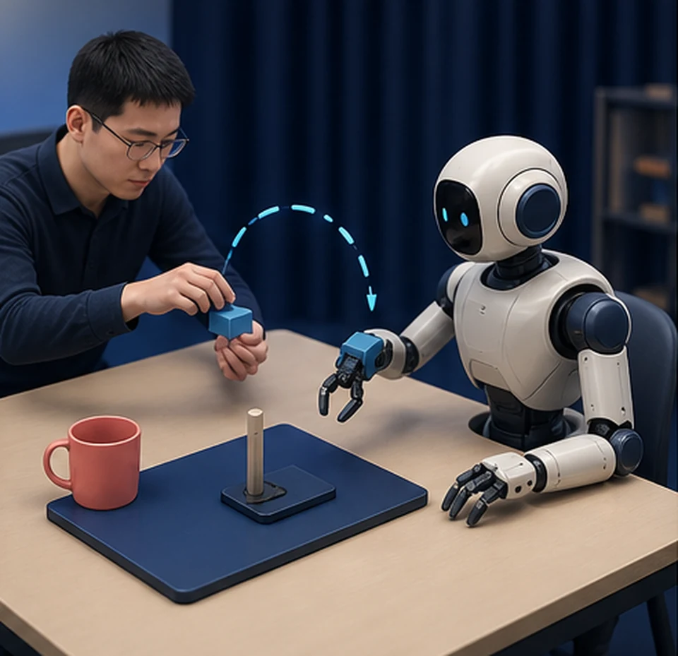 支持“专家动作,两条来源;数据按 场景切分”讲解的 ChatGPT 生成教学场景图